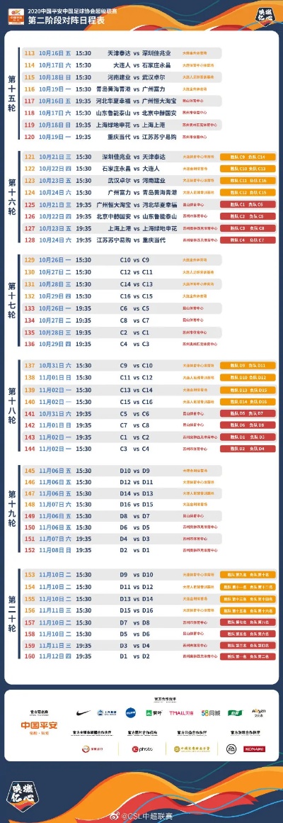 中超决赛几点开始?这份观赛指南请收好 中超决赛几点开始?这份观赛指南请收好